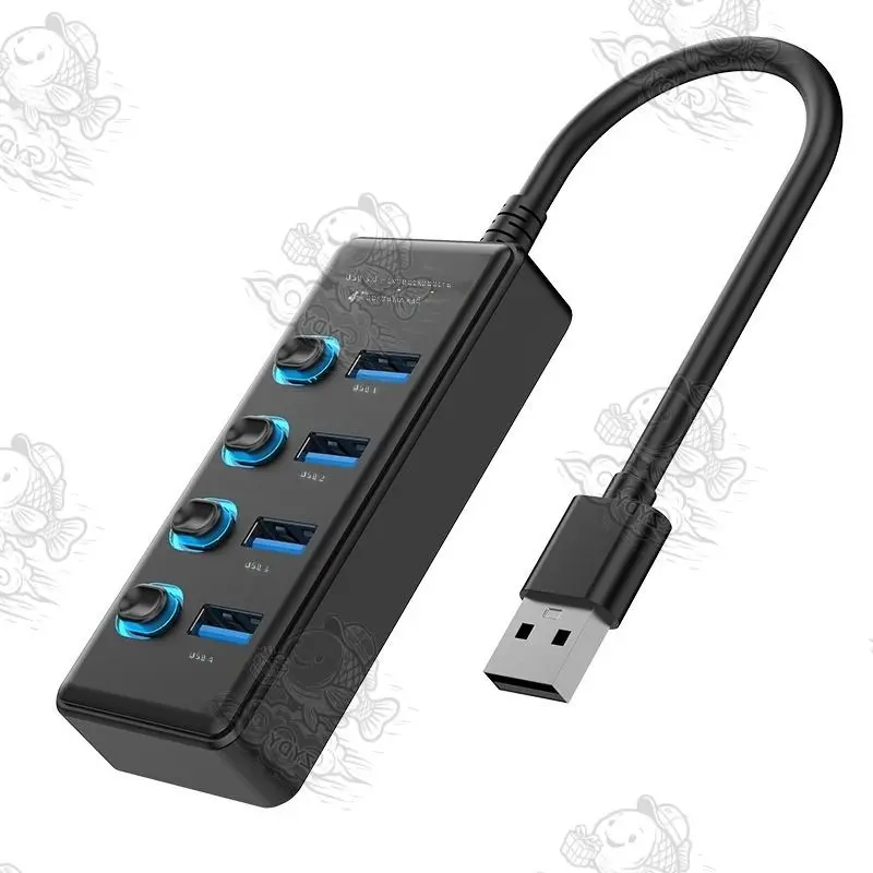 چندراهی USB با پورت‌های مختلف