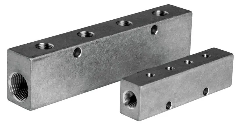 گیج منیفولد هیدرولیکی با نمایشگر دیجیتال و چندین خروجی برای اندازه‌گیری فشار