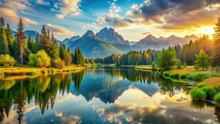 نمونه کاغذ دیواری با طرح گلدانی و رنگ‌های گرم برای ایجاد حس سنتی در اتاق خواب