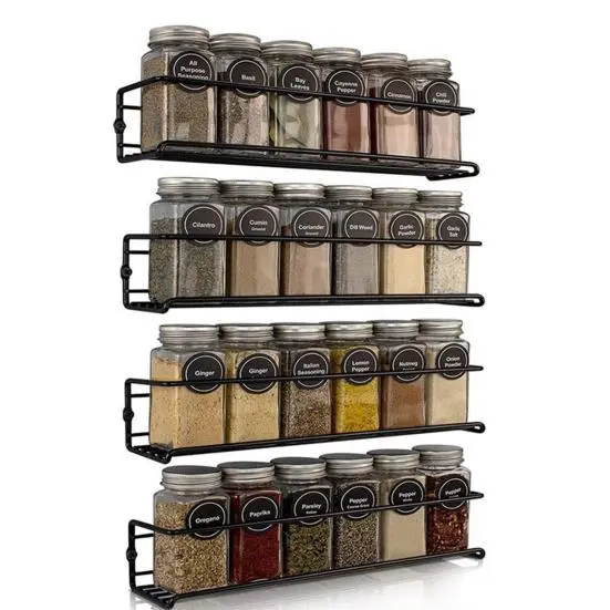 جا ادویه‌ای چوبی با طراحی مدرن و قابل دسترسی