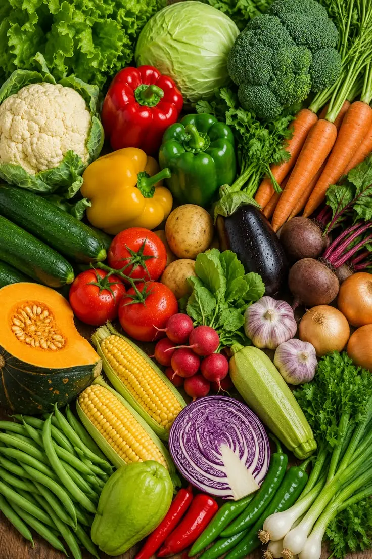 ترکیب سبزی‌های مختلف برای دلمه