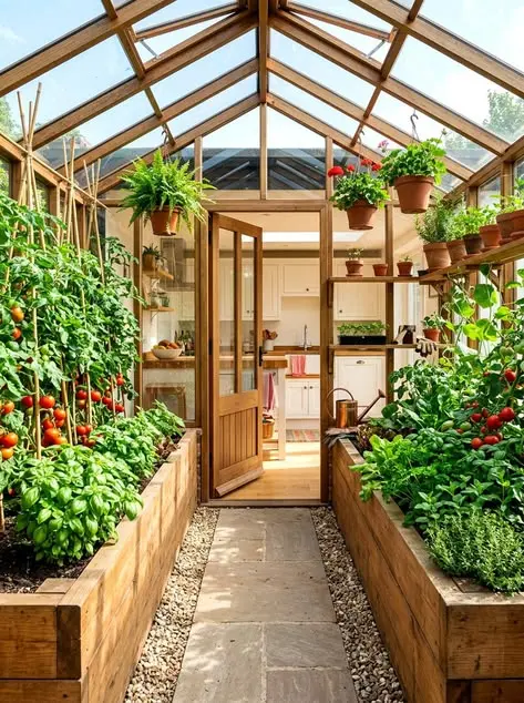 نمونه‌ای از فن‌های محور افقی در گلخانه