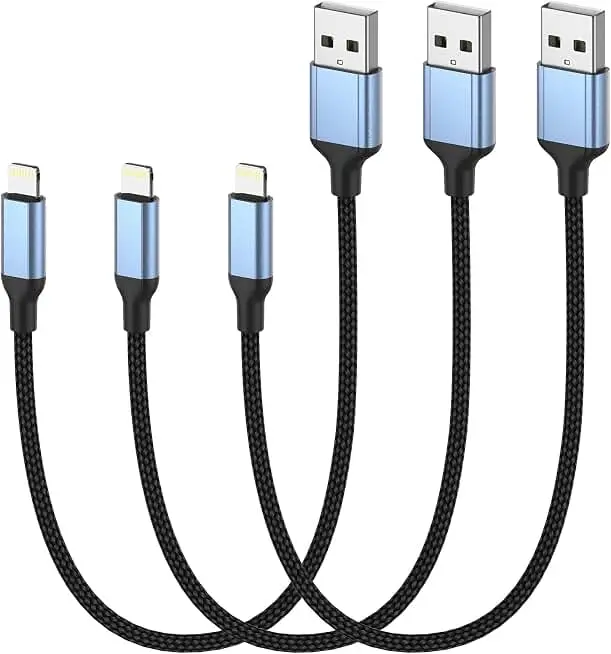 نمونه کابل شارژ بلند با پورت USB-C و طراحی مارپیچ برای جلوگیری از گره خوردن