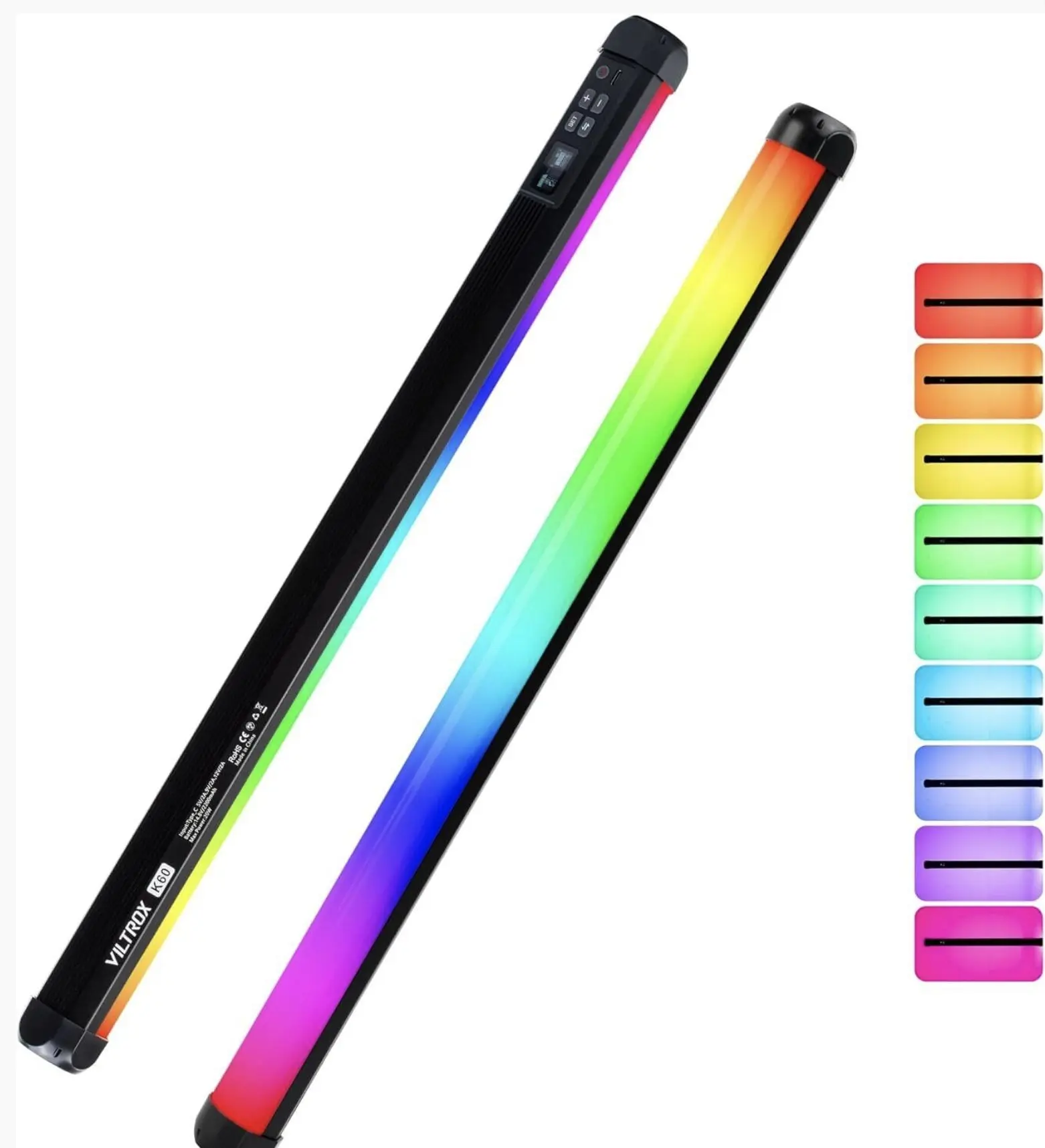 نور LED RGB با طراحی مدرن برای استفاده در استودیوهای عکاسی کوچک