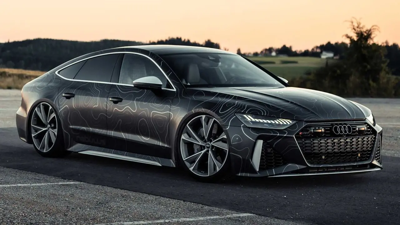 طراحی هوایdinامیکی و جزئیات بدنه Audi RS7