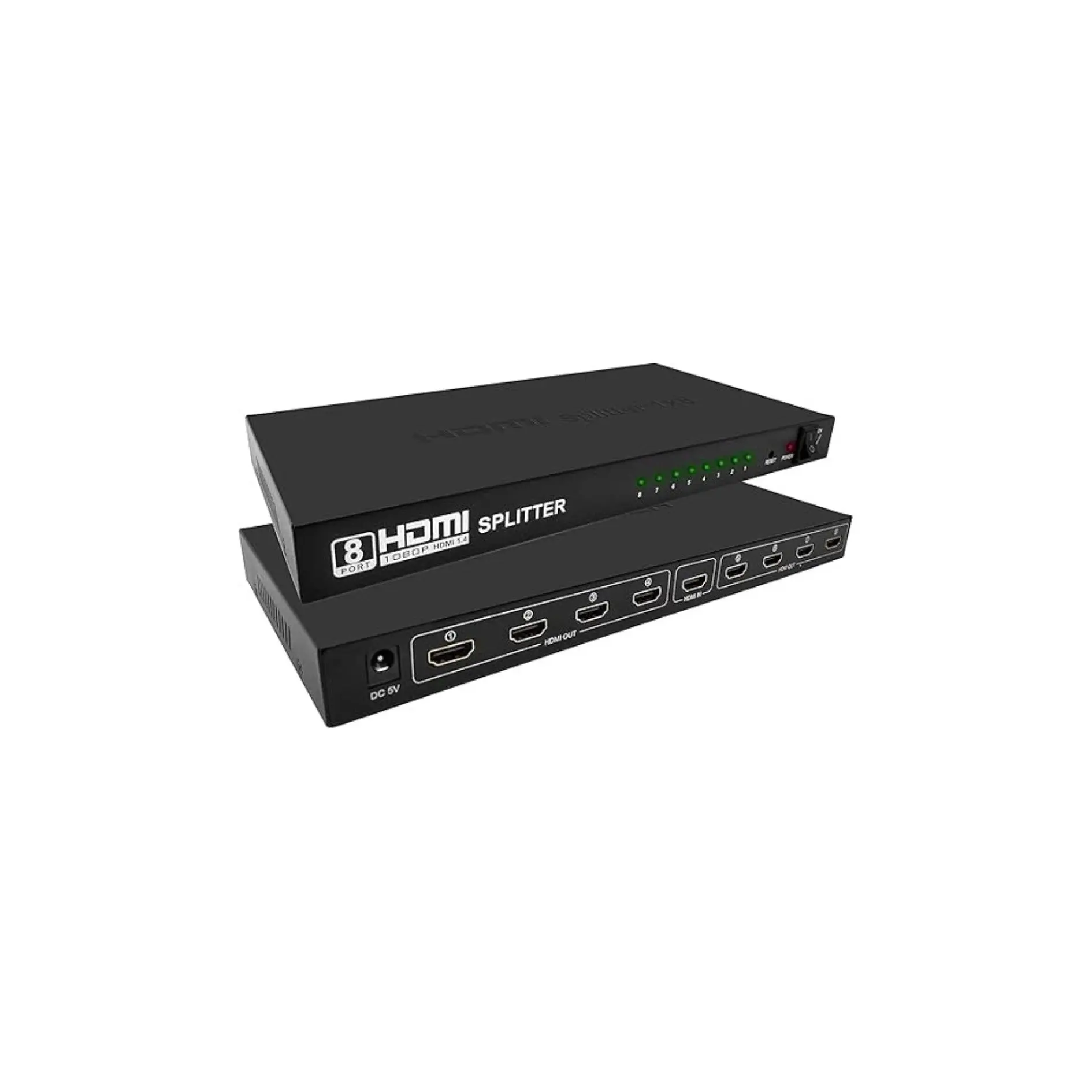 اسپلیتر HDMI با ۸ پورت خروجی برای تقسیم سیگنال به چندین دستگاه