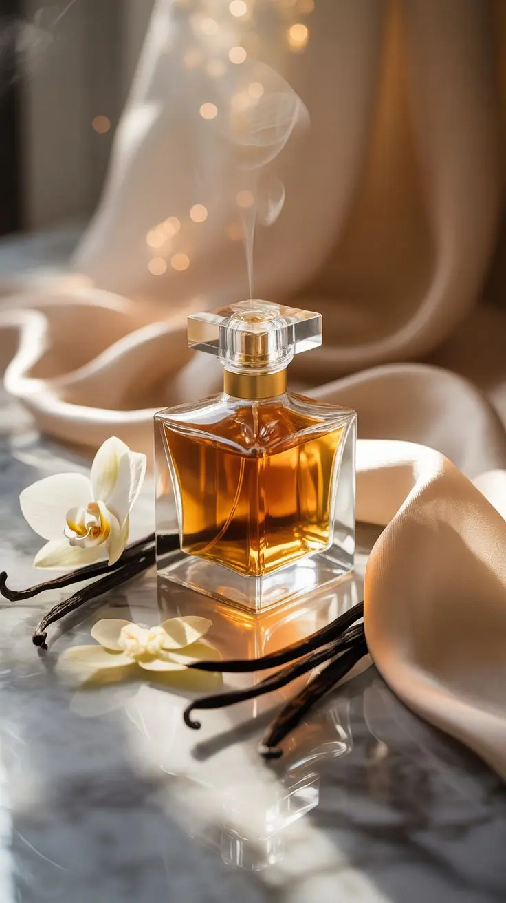 مردی در حال تست عطر روی مچ دست خود