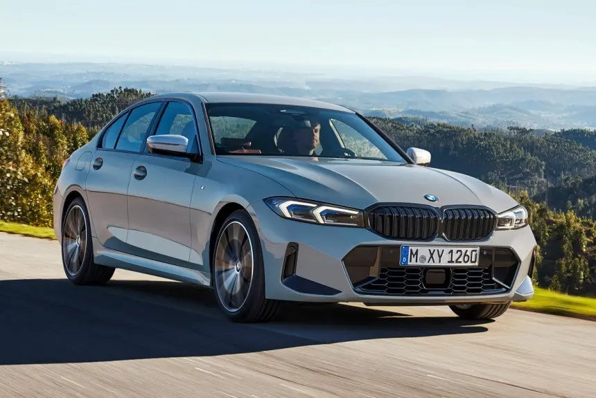 طراحی مدرن و اسپورت BMW 3 Series با نورهای LED و خطوط تیز