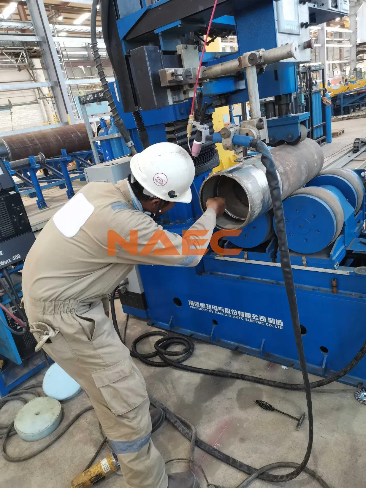 دستگاه جوشکاری خودکار لوله فولاد کربنی با روش TIG و MIG