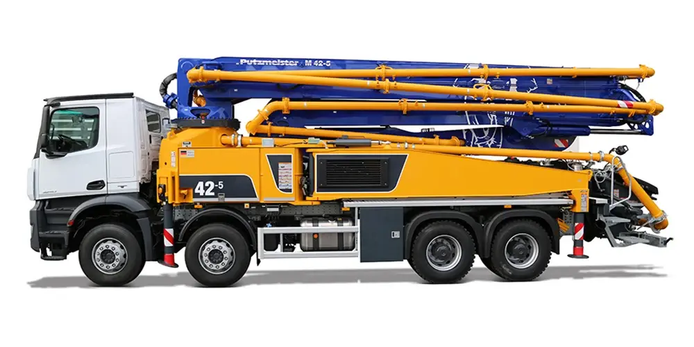 سیستم انتقال لولههای خودکار پوتزمایستر M 70-5 در حال کار