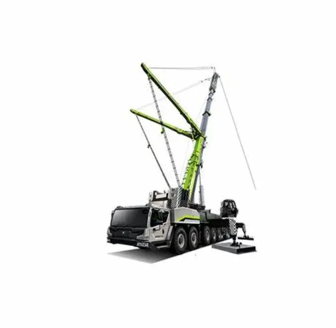 جرثقیل سنگین زوملاین ZAT18000 در حال بارگیری بار سنگین در یک پروژه صنعتی
