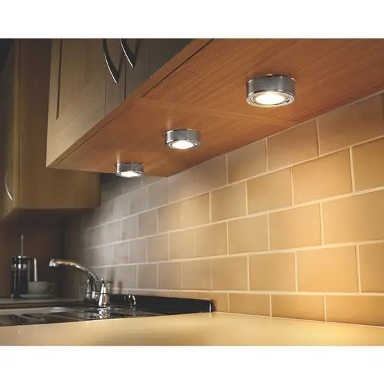 چراغ‌های LED با ولتاژ پایین برای نصب زیر کابینت