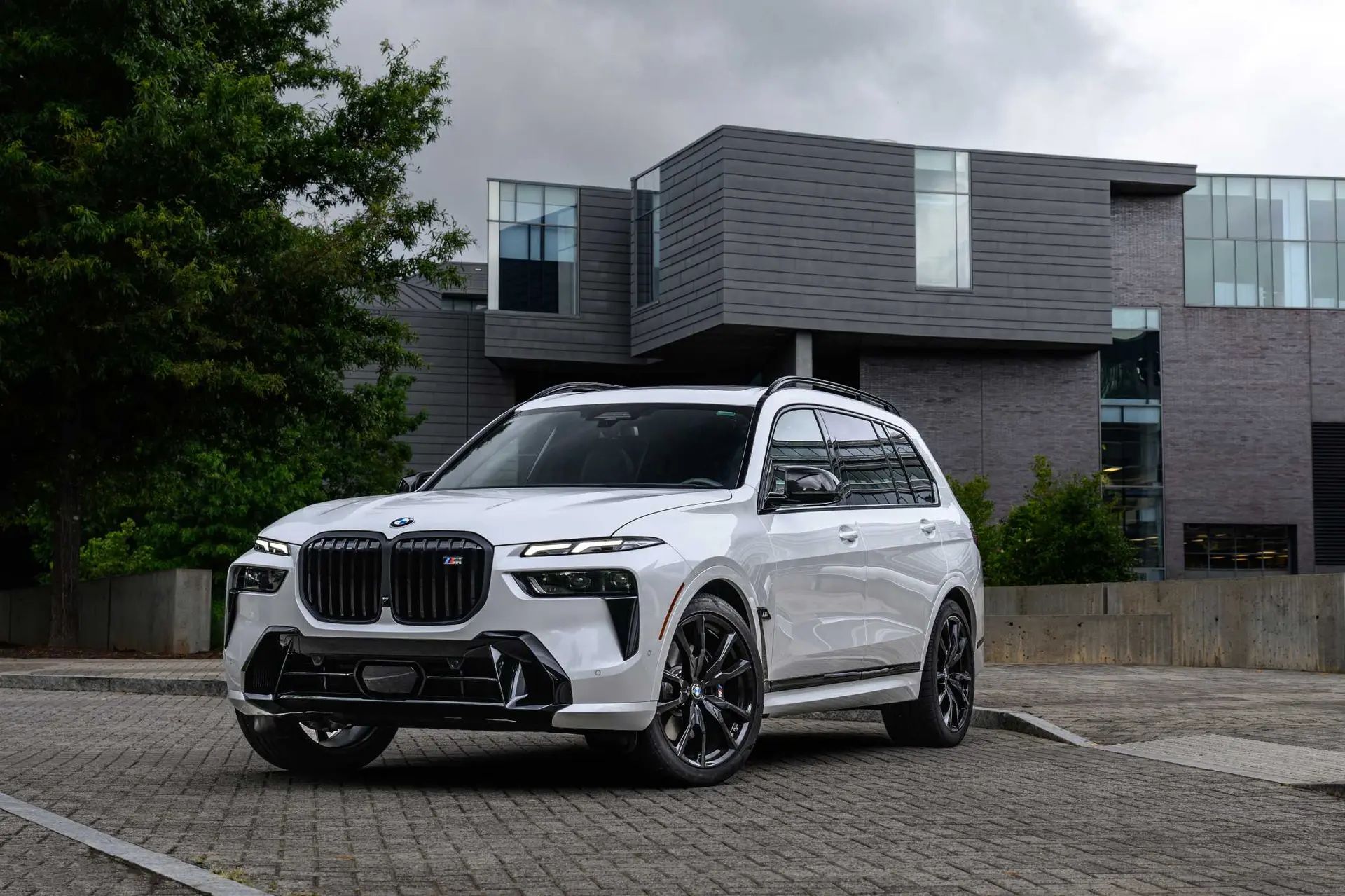 BMW X7 در محیطی طبیعی با طراحی مدرن و بزرگ