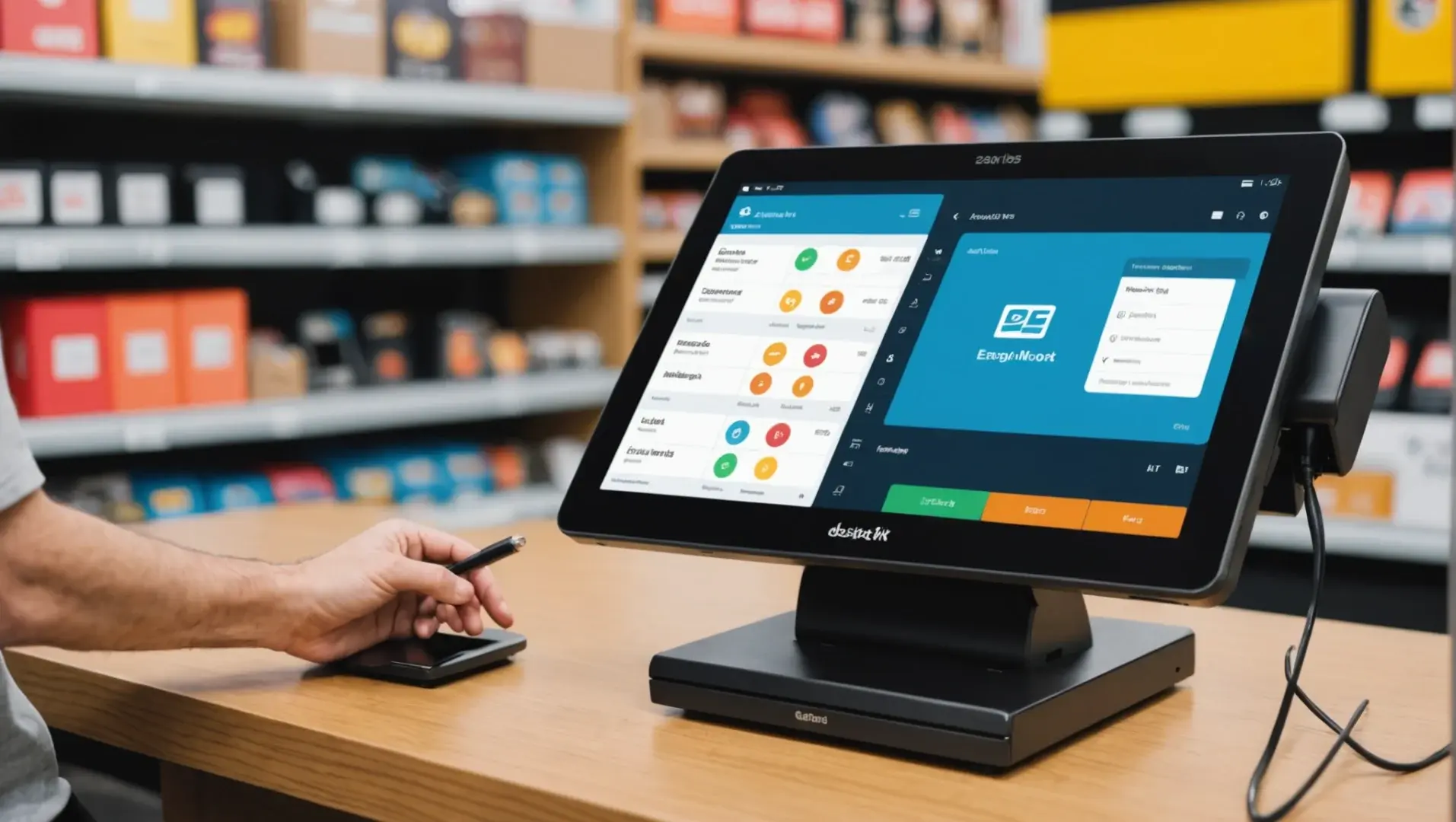 سیستم POS مدرن با امکانات پیشرفته برای مدیریت فروشگاهها و کسبوکارهای مختلف