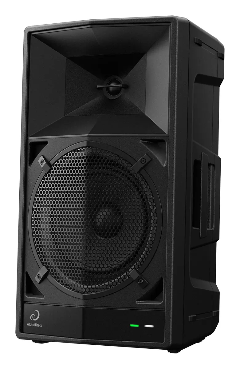 نمونه اسپیکر فعال DJ با طراحی مدرن و آمپلیفایر داخلی