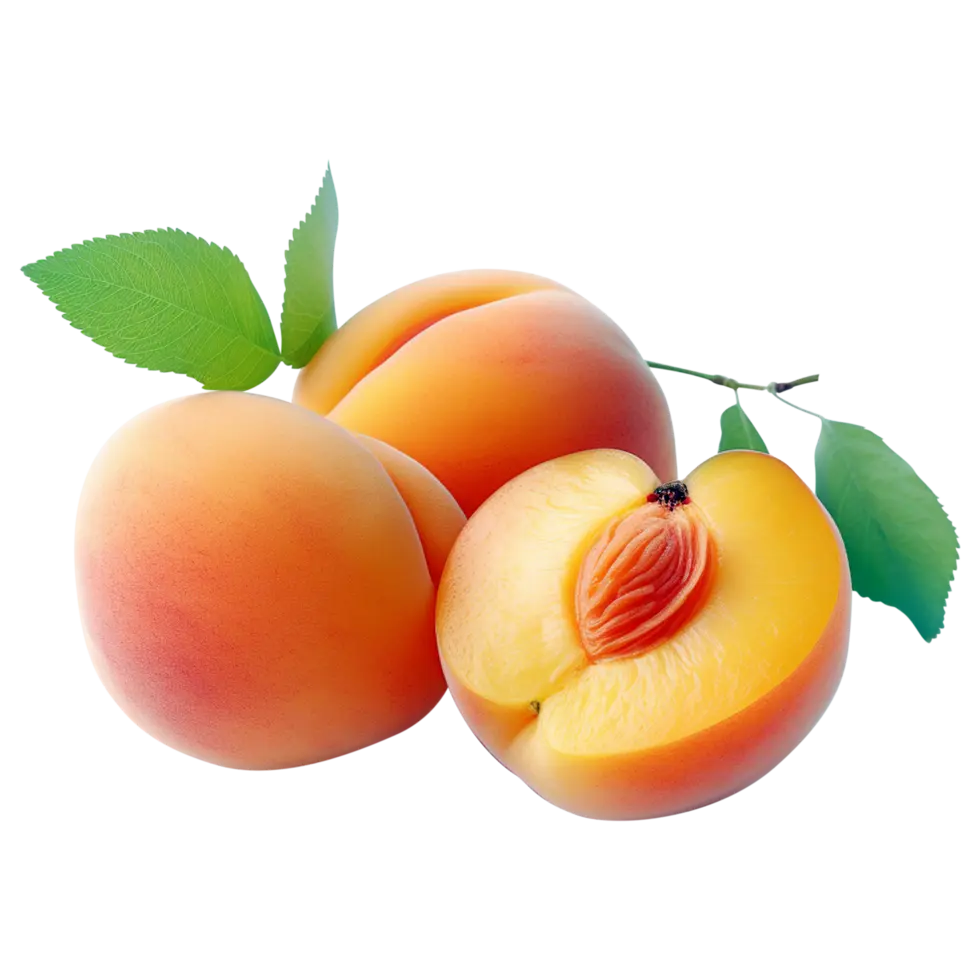 برش تازه آلو بخارا با زمینه شفاف