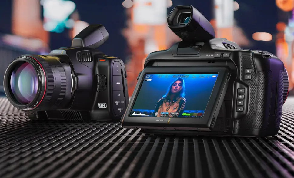 دوربین سینمایی Blackmagic 6K G2 با کیفیت تصویر بالا و امکانات حرفه‌ای