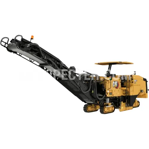 کاترپیلار PM822 در حال عملیات تراشکاری آسفالت در یک پروژه راهسازی