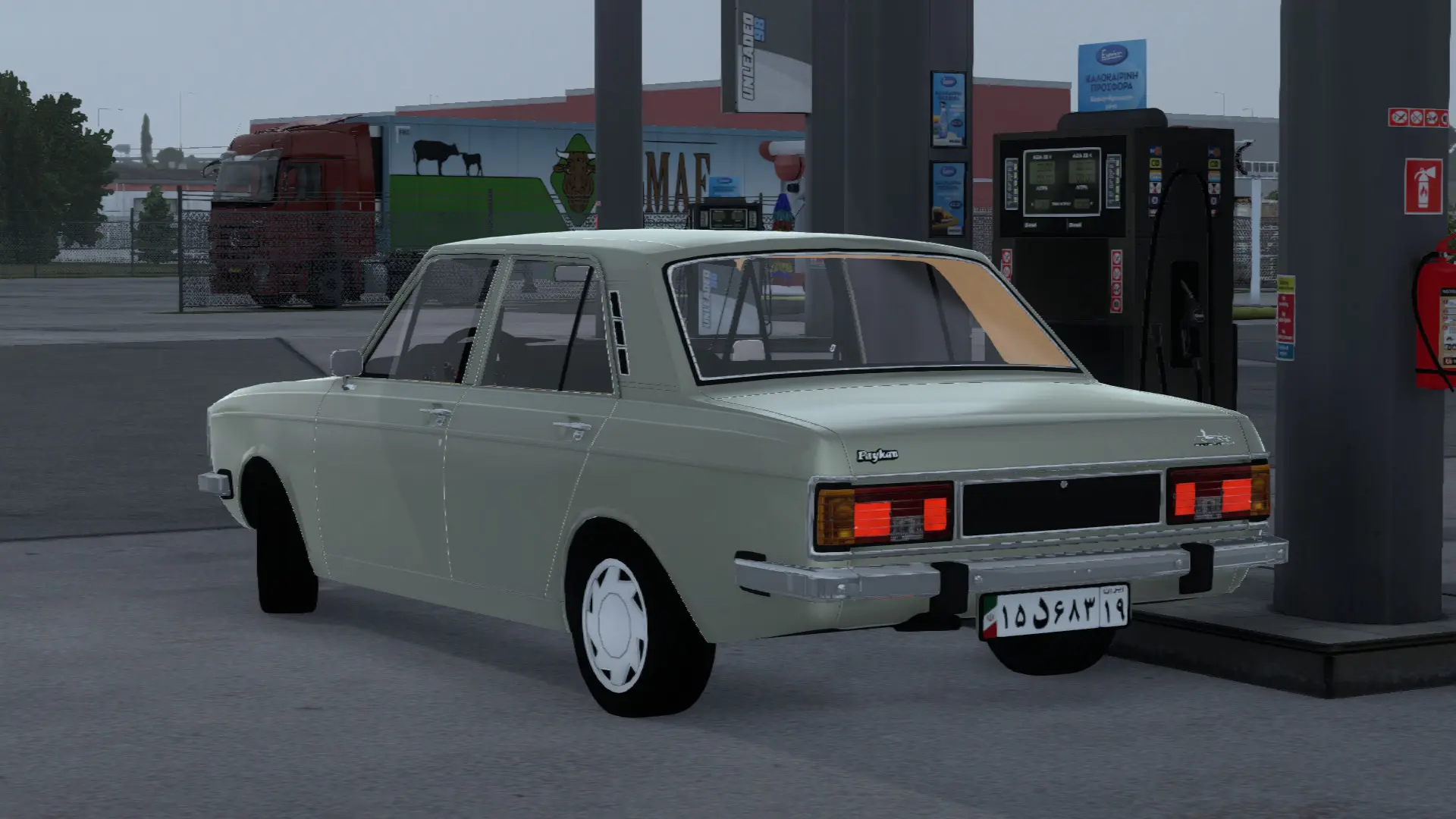 نمایی از بازی Euro Truck Simulator 2 در پیکان استیشن