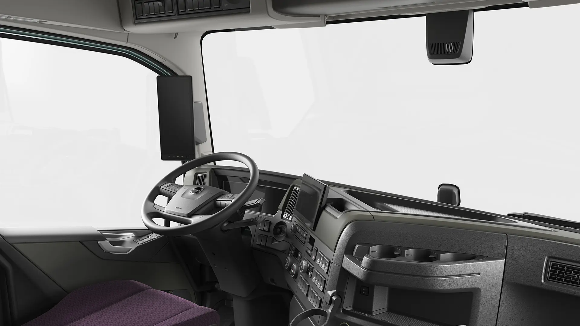دید ۳۶۰ درجه از کابین کامیون Volvo FM Low Entry