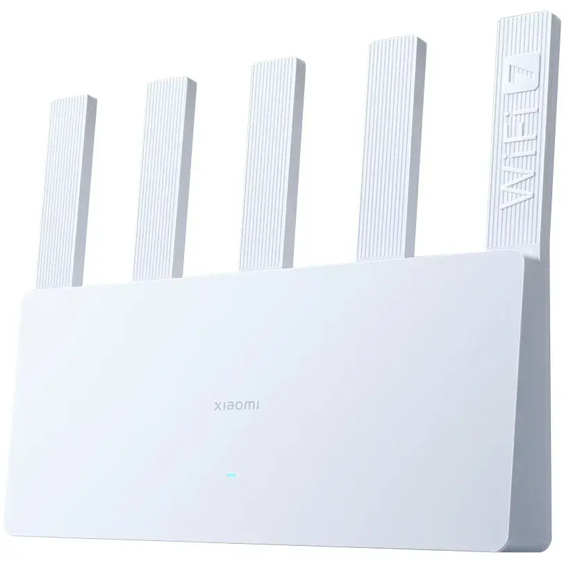 روتر وای فای Xiaomi با طراحی مدرن و سفید رنگ