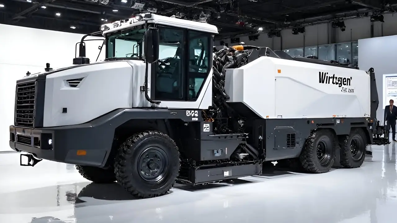 عملیات بازیافت آسفالت با دستگاه Wirtgen WR 250i در یک پروژه راهسازی شهری