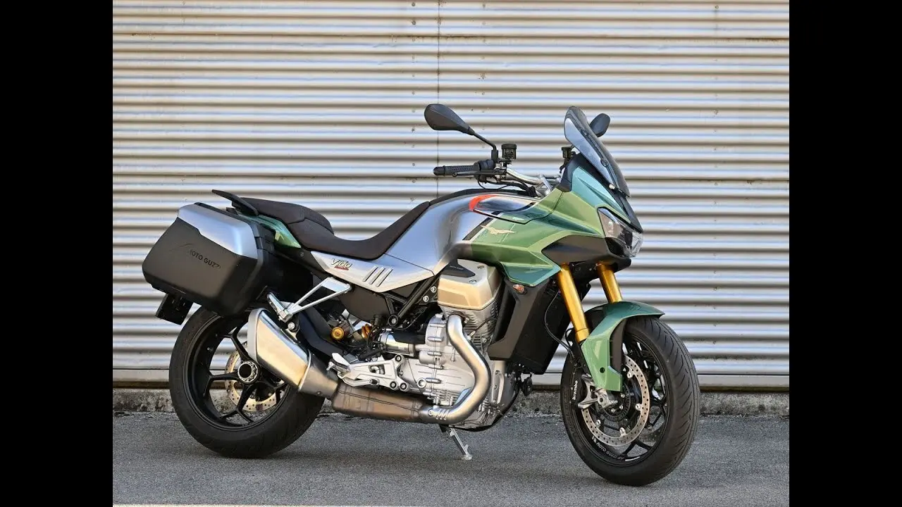 موتور V-twin موتو گوتزی با طراحی کلاسیک و قدرت بالا