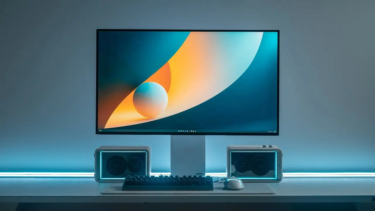 مانیتور 4K با اندازه 32 اینچ و نسبت ابعاد 16:9