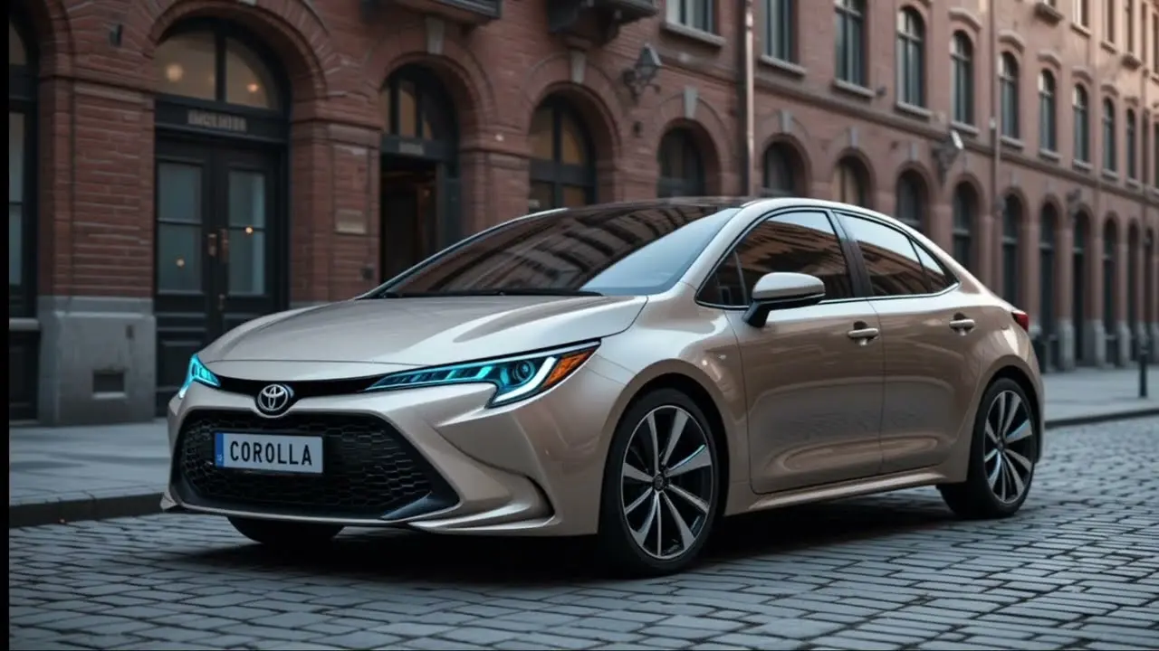 طراحی داخلی Toyota Corolla با داشبورد مدرن و امکانات رفاهی