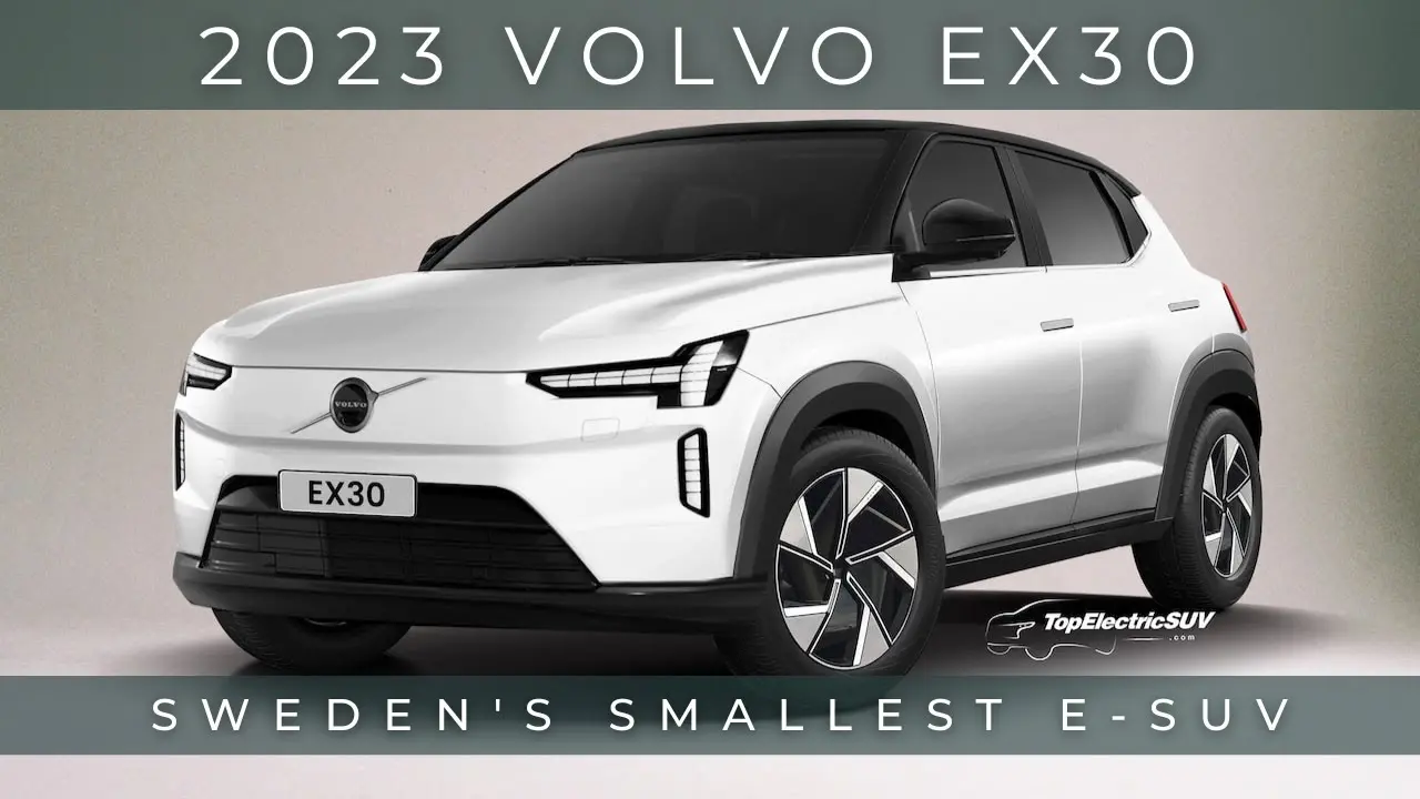 داشبورد داخلی خودرو الکتریکی Volvo EX30 با نمایشگر مرکزی و کنسولهای مدرن