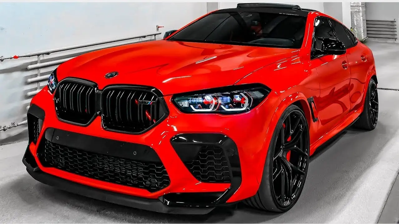 طراحی جلو و عقب BMW X6 M با چراغ‌های LED و سپرهای بزرگ