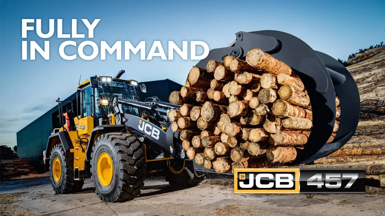 کابین لودر JCB 457 با طراحی کاربردی و راحتی برای راننده