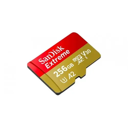 کارت حافظه microSDXC با ظرفیت ۲۵۶ گیگابایت و سرعت بالا