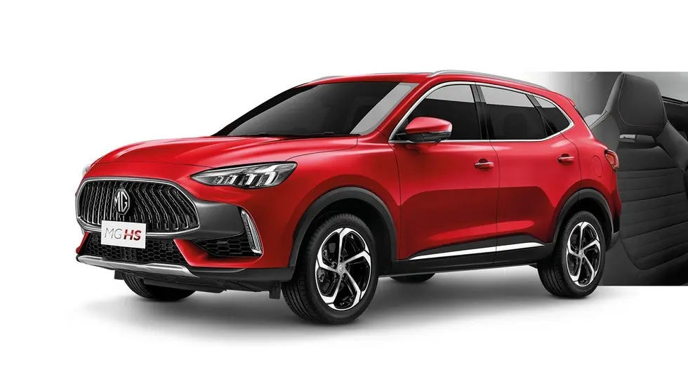 MG HS با طراحی مدرن و چراغهای LED پیشرفته