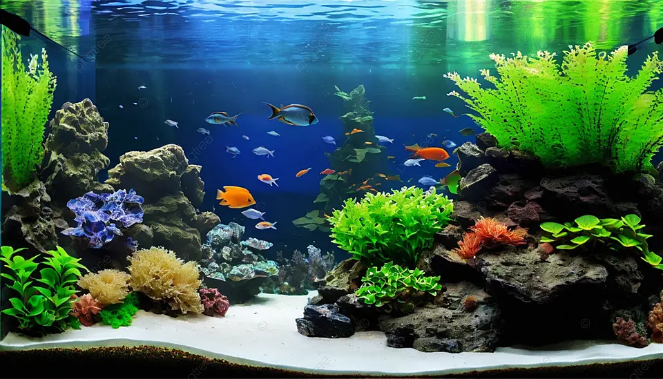 اکوسیستم آکواریوم با تعادل شیمیایی و زیبایی طبیعی