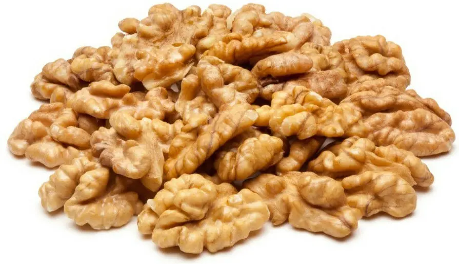 گردوهای تازه و سالم با پوسته صاف و رنگ طبیعی