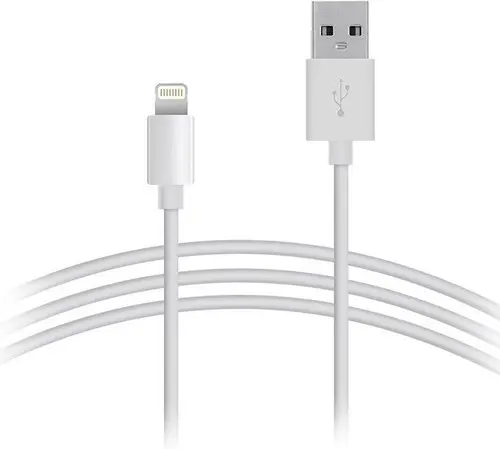 نمونه کابل لایتنینگ با اتصال USB-A و لایتنینگ