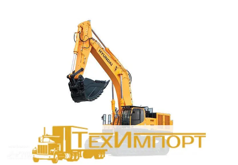 بیل سنگین هیوندای R800LC در یک پروژه معدنی با عملیات جابجایی سنگ و خاک