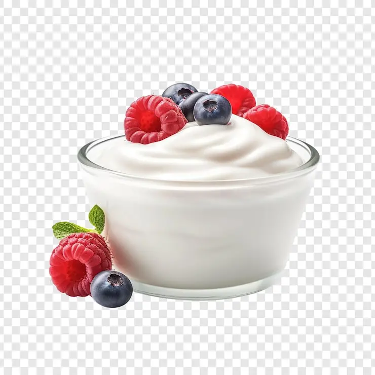 دوغ در ظرف شیشه‌ای
