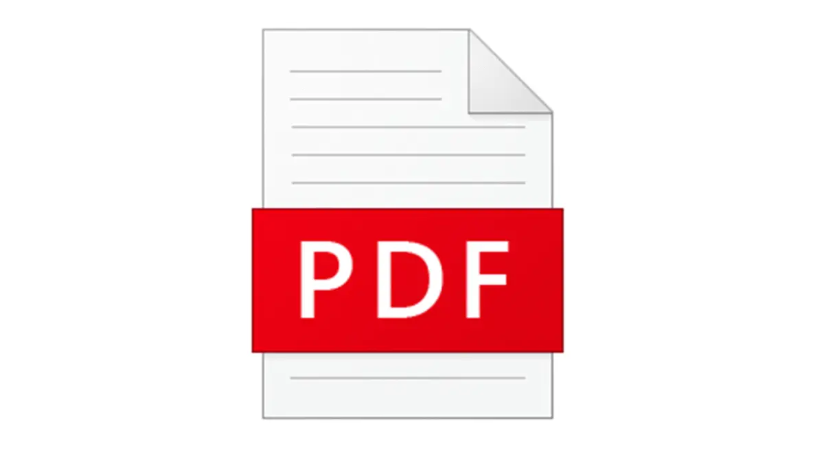 نمای یک فایل PDF بازشده در یک دستگاه دیجیتال