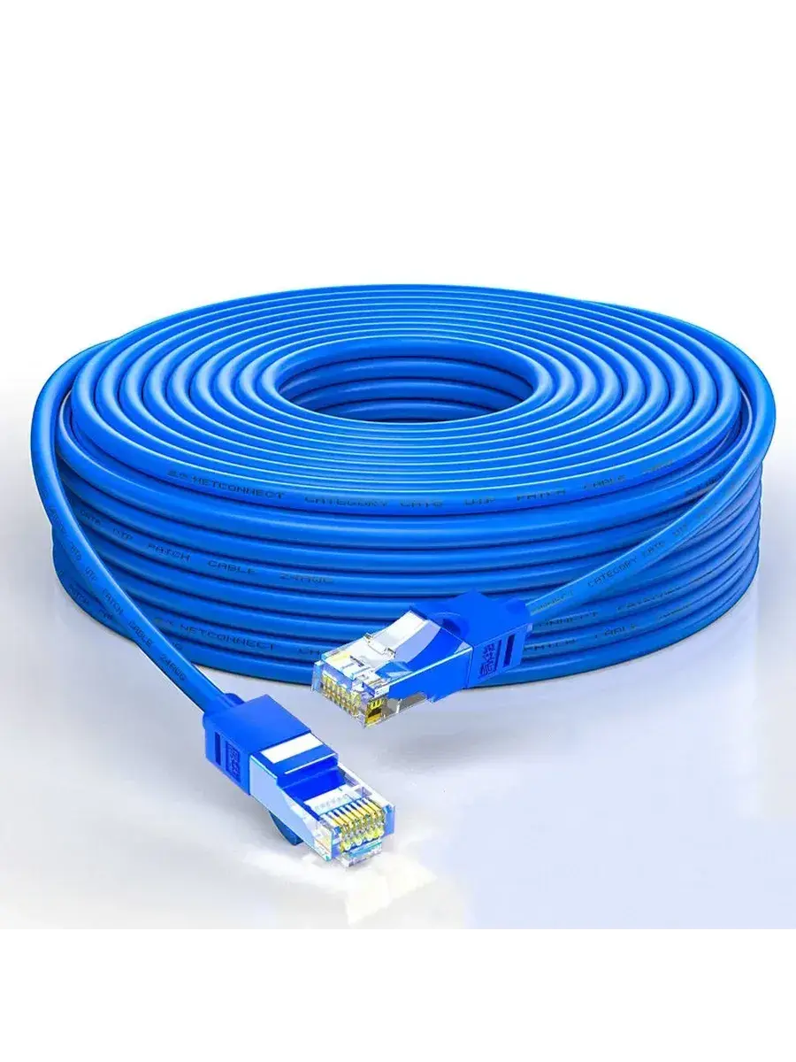 نمونه اتصال RJ45 در کابل شبکه