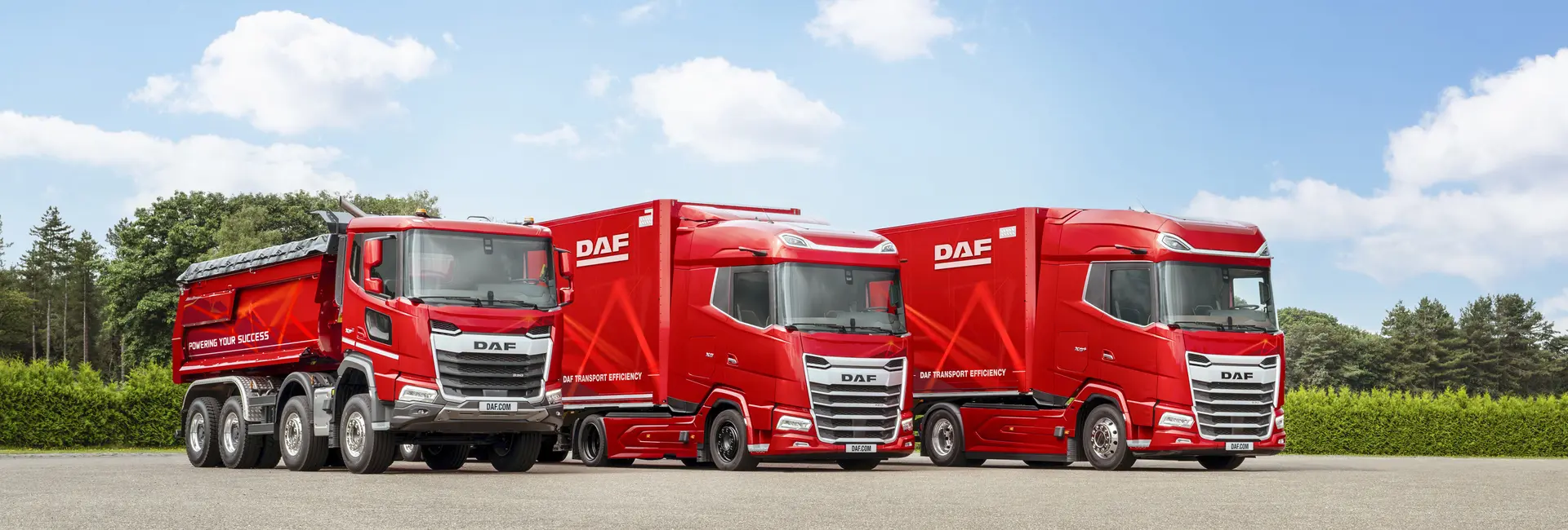 کامیون DAF XFC با طراحی مدرن و سیستم‌های پیشرفته برای حمل بارهای سنگین و طولانی‌مدت
