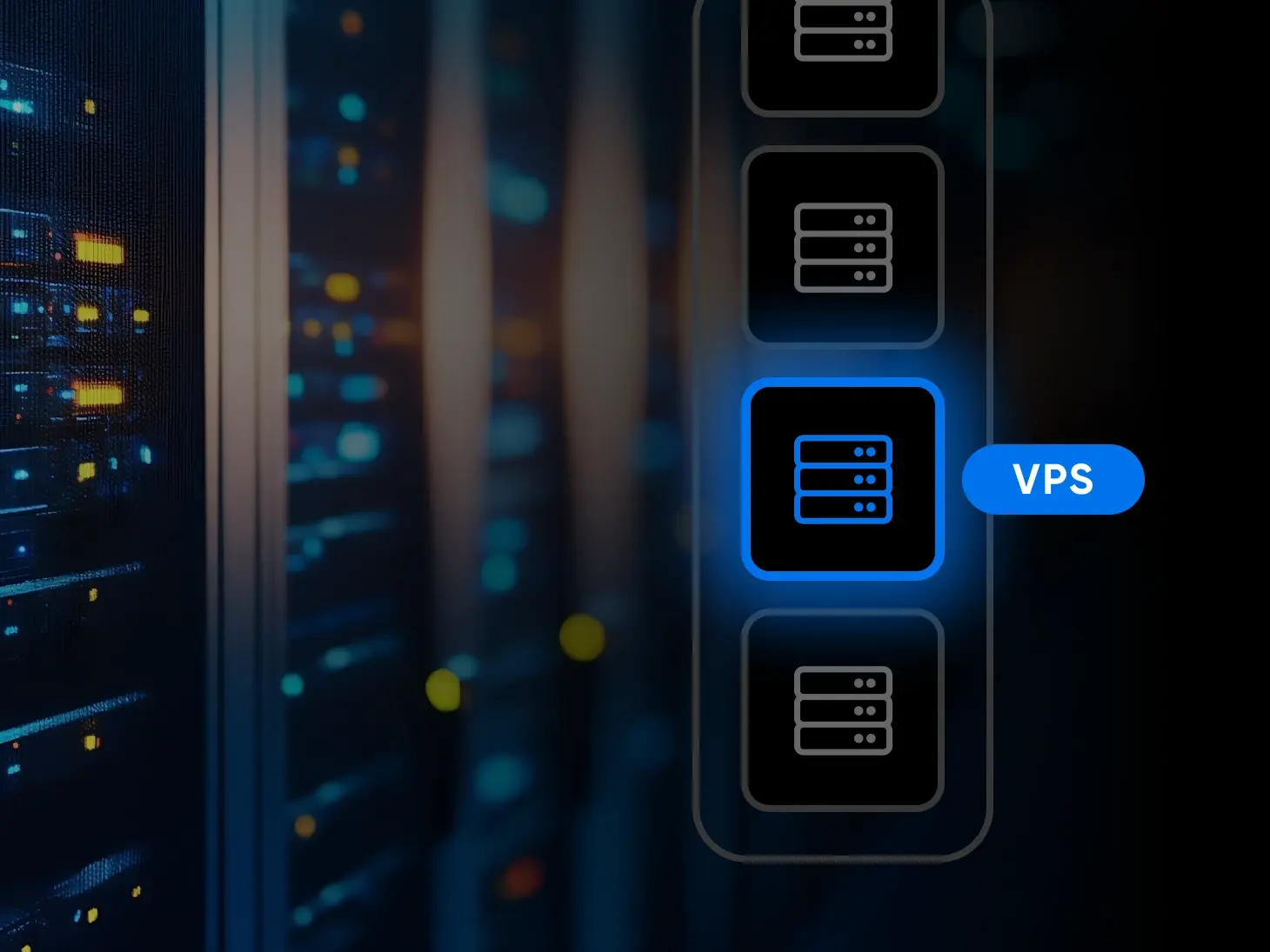 نمایش گرافیکی تفاوت سرور اشتراکی، VPS و سرور اختصاصی