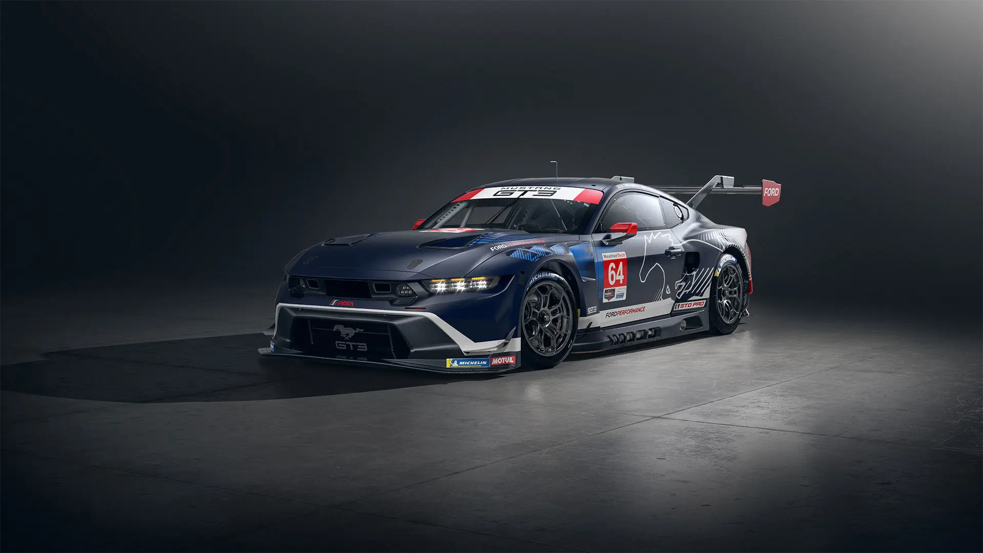 موتور V8 توربوشارژر دوگانه مستانگ GT3