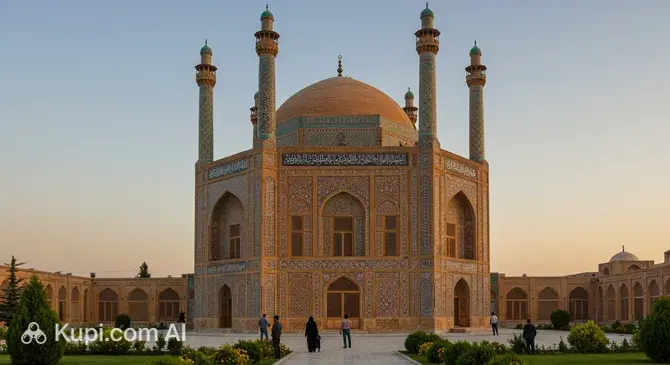 قلعه تاریخی چناران با معماری سنتی و منظره کوهستانی اطراف