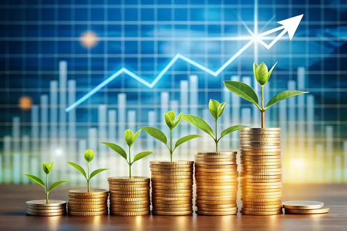 نمودار تأثیر تورم بر بازده سرمایه‌گذاری