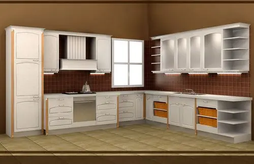 کابینت PVC نصب شده در حمام با طراحی ساده و مدرن