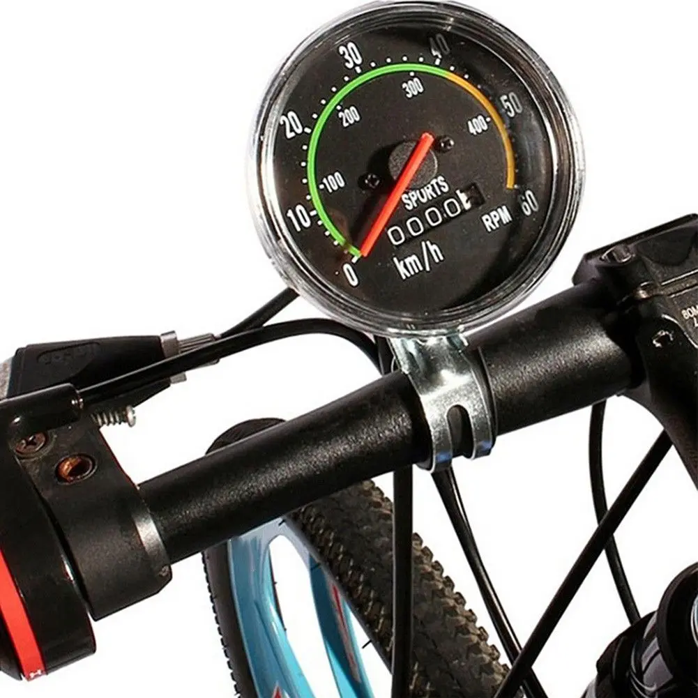 کیلومترشمار دیجیتال نصب‌شده بر روی دسته دوچرخه با نمایشگر LCD