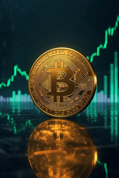 نمودار مقایسه ارزش بازار و ارزش واقعی بیتکوین در دورههای مختلف