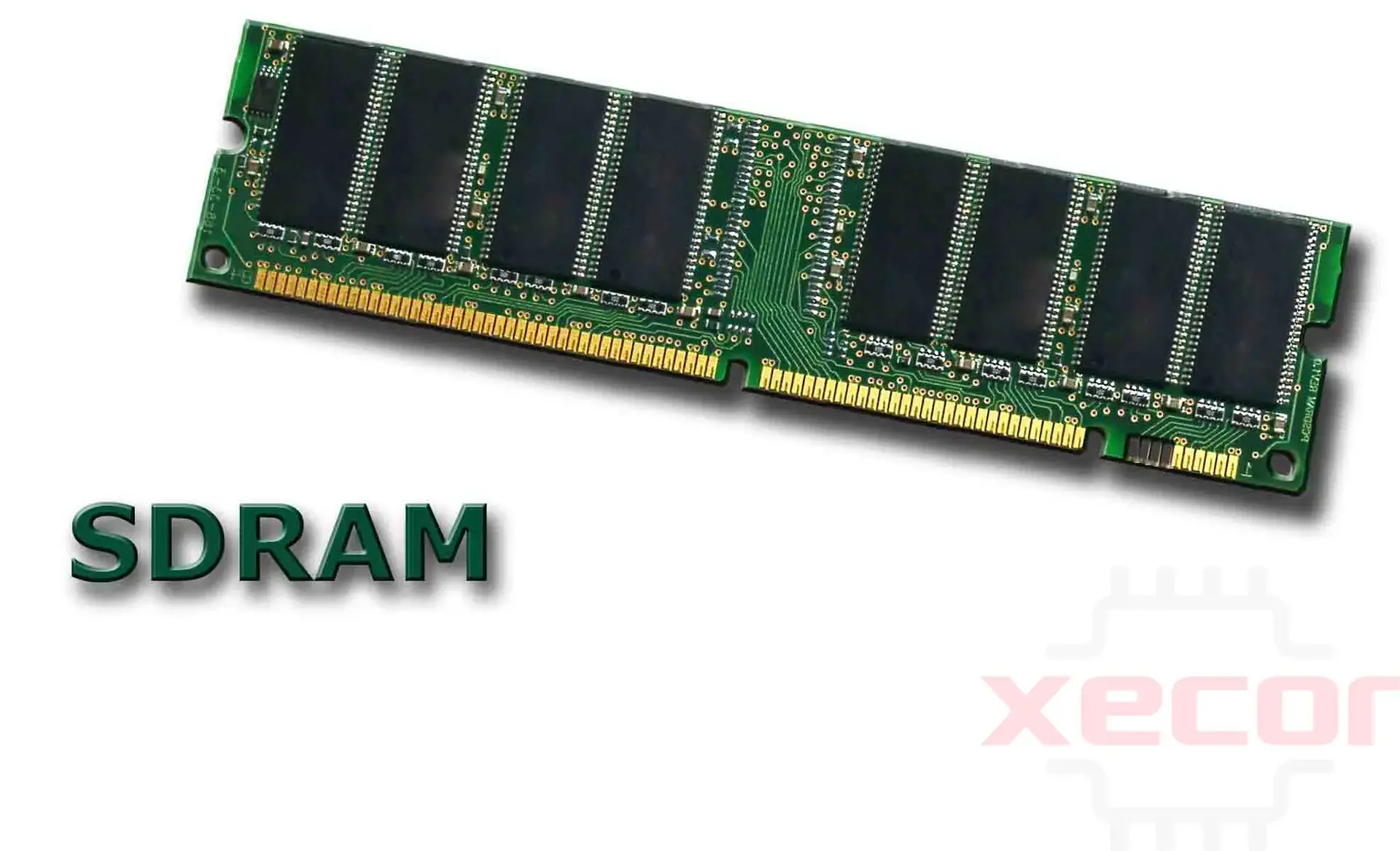 مودول‌های رم DDR4 در یک مادربرد کامپیوتری